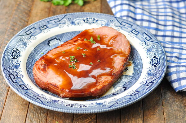 Ham Steak With Brown Sugar Glaze