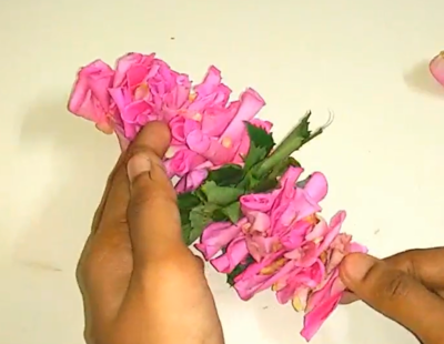 Garland From Rose Petals