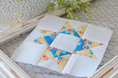 Classic Ohio Star Quilt Block Pattern