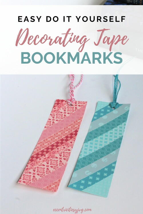 How To Make Decorating Tape Bookmarks | DIYIdeaCenter.com