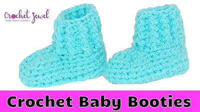 Crochet Baby Booties Tutorial