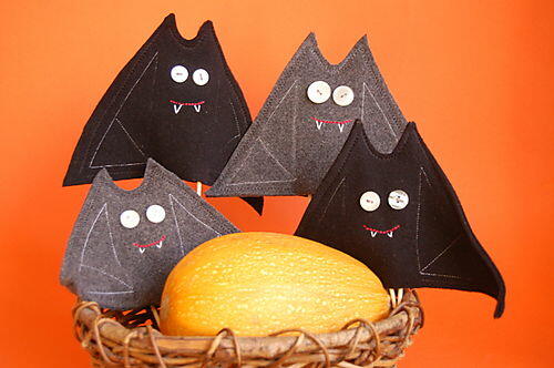Happy Felt Bats