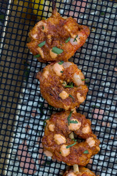 Traeger Spicy Fried Shrimp