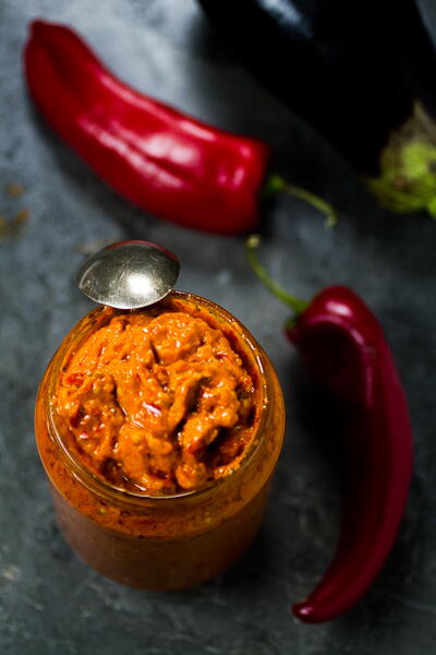 Ajvar: Red Pepper And Eggplant Spread