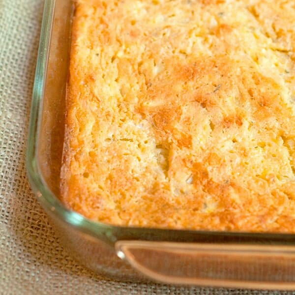 EndofSummer Squash and Cornbread Casserole