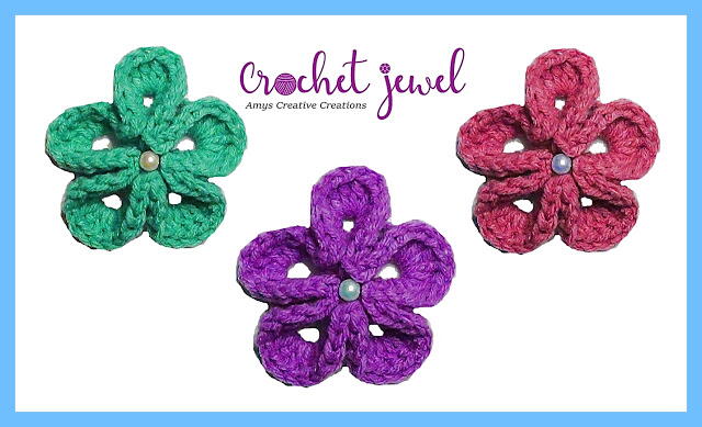 Crochet Japanese Flower Tutorial