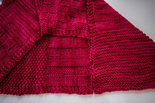 Stunning Knit Sampler Scarf
