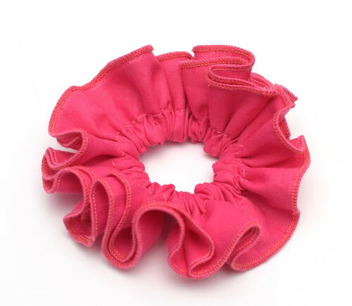 DIY Ruffled Scrunchie | AllFreeSewing.com