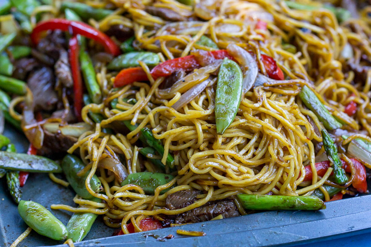 Blackstone Teriyaki Steak Yakisoba