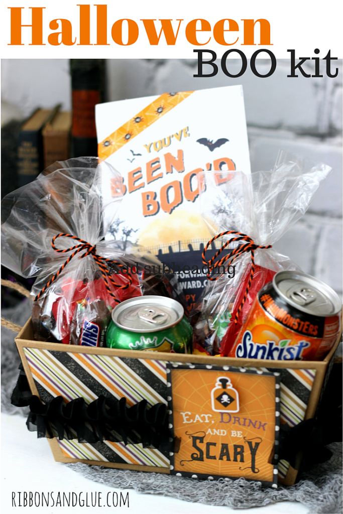 Halloween Boo Kit with Printable | FaveCrafts.com