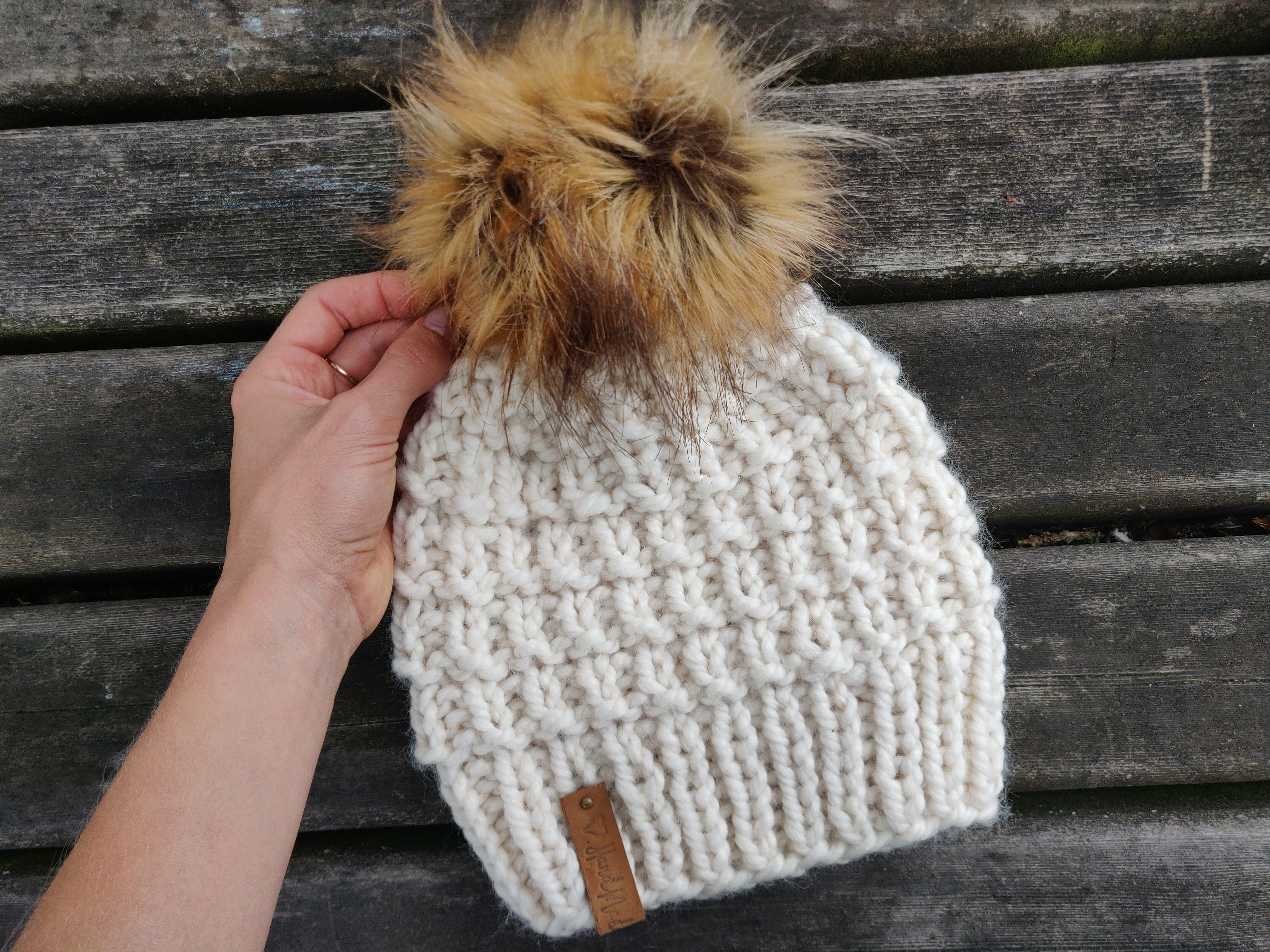 super bulky knitted hat pattern