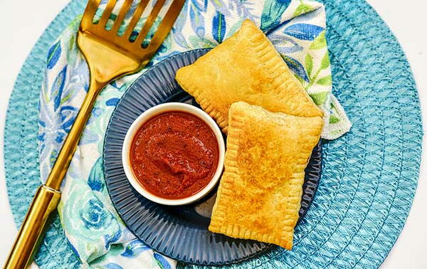 Air Fryer Pizza Pockets