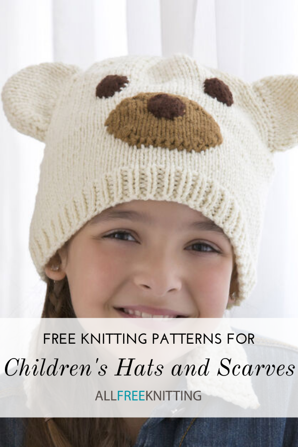 36 Free Knitting Patterns for Children's Hats (and Scarves