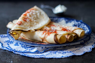 Simple Lacy Crepes