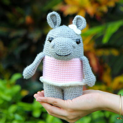 Hattie The Crochet Hippo