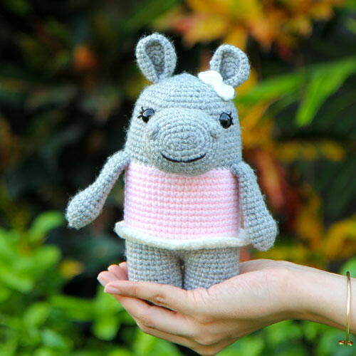 Hattie The Crochet Hippo