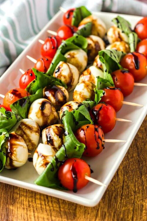 Caprese Skewers | FaveHealthyRecipes.com