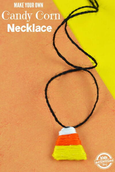Make Your Own Candy Corn Necklace