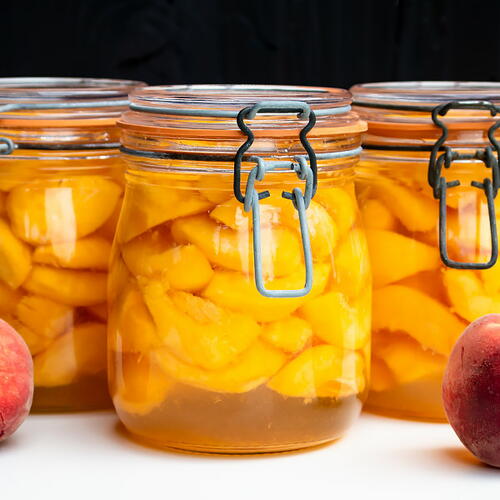 Home Canned Peaches Recipe | TheBestDessertRecipes.com