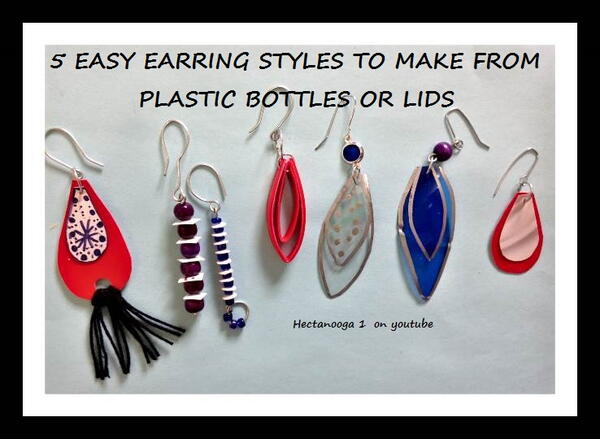 Plastic Bottle Earrings