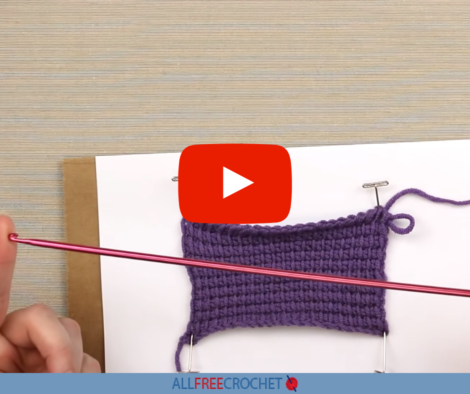 Broomstick lace crochet tutorial allfreecrochet