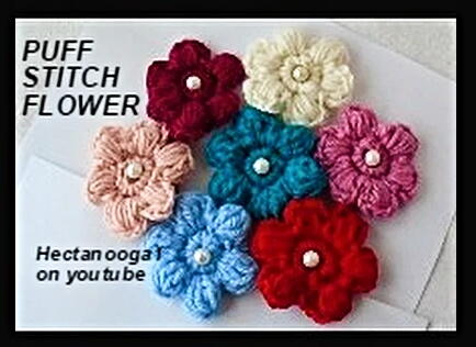 Puff Stitch Flower