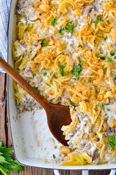 Beef Stroganoff Casserole