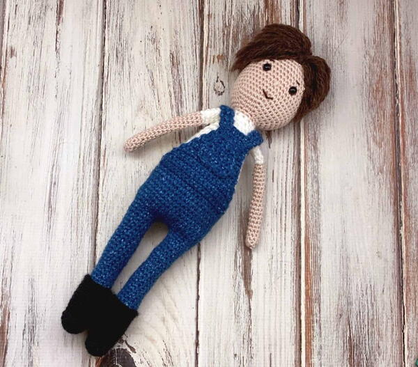 Hank Crochet Doll