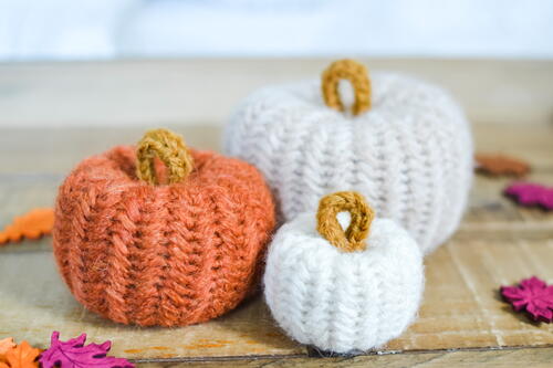 Herringbone Crochet Pumpkin