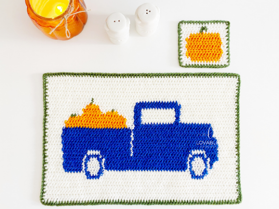 Fall Placemat & Coaster Set