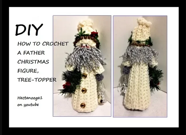 Crochet Father Christmas Figure