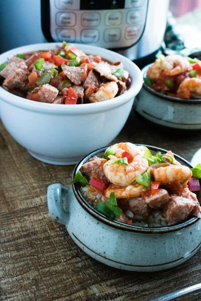 Instant Pot Shrimp And Sausage Gumbo Recipe