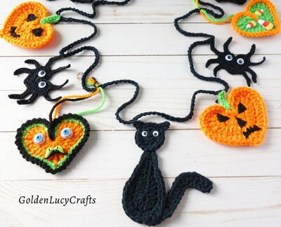 Crochet Halloween Bunting