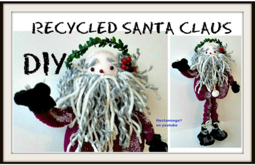 Santa Clause Figure - Recycled