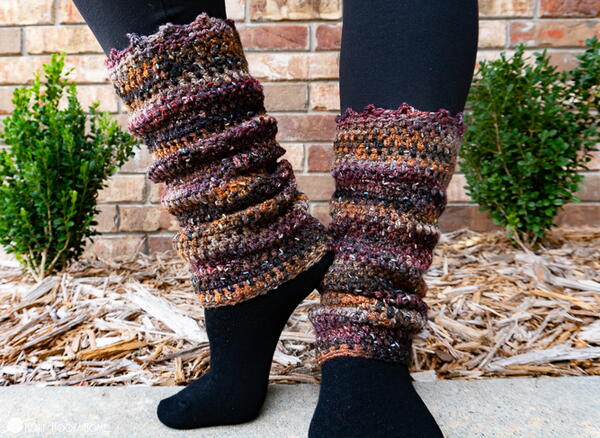 Sesame Leg Warmers And Wristlets