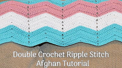 Double Crochet Ripple Stitch Afghan