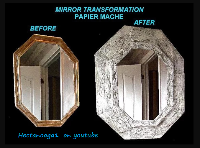 Papier Mache Mirror Frame | FaveCrafts.com