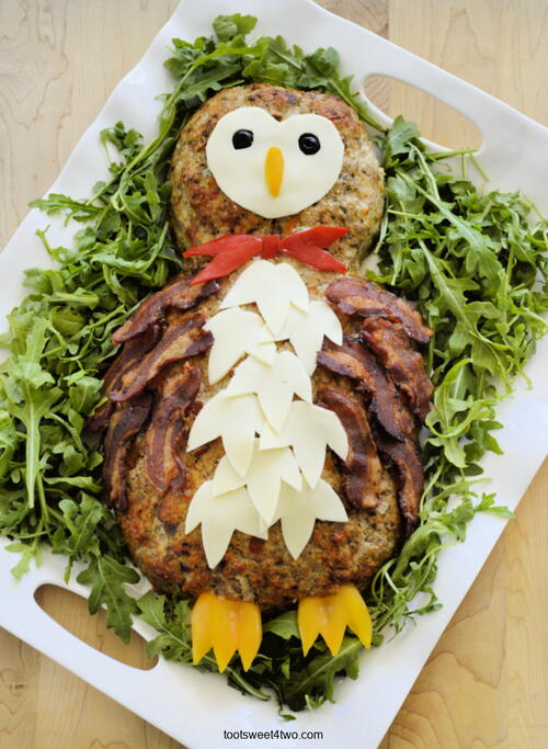 Party Food Ideas:  How To Make An Impressive Owl Meatloaf