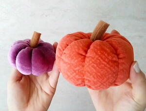 Easy Fabric Pumpkins Tutorial And Pattern