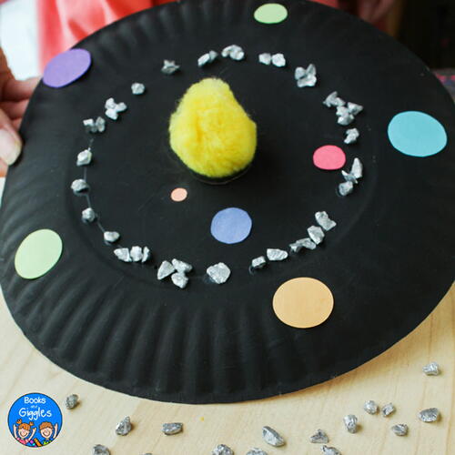 	 Spinning Solar System Craft For Kids 