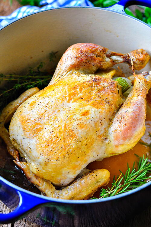 Dutch Oven Chicken | FaveHealthyRecipes.com