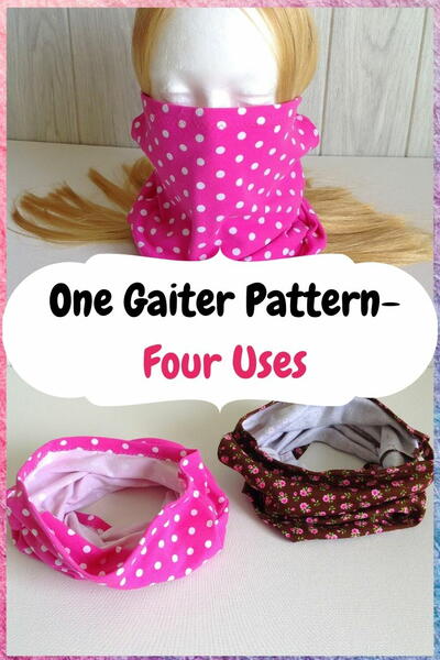 Easy Gaiter Face Mask Pattern ( Sewing Project)