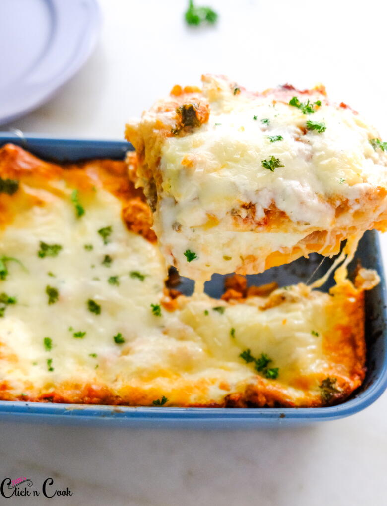 Chicken Lasagna | FaveSouthernRecipes.com