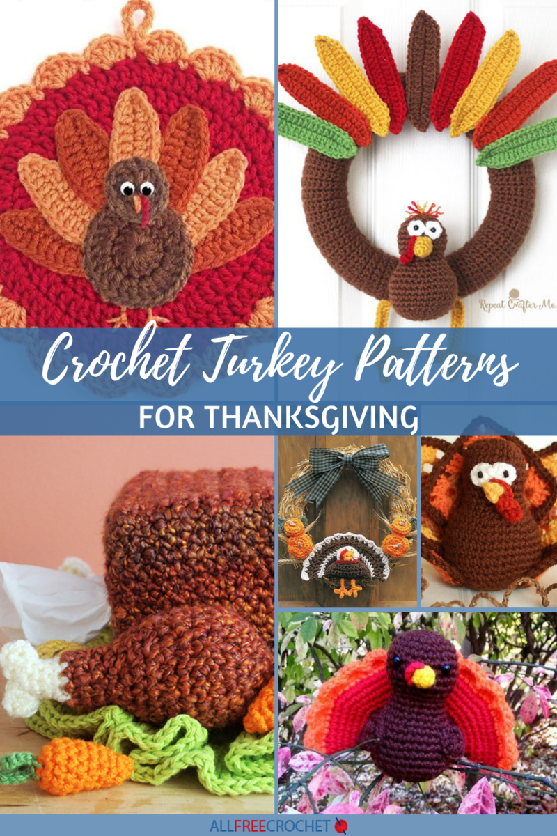 Turkey Dishcloth | AllFreeCrochet.com