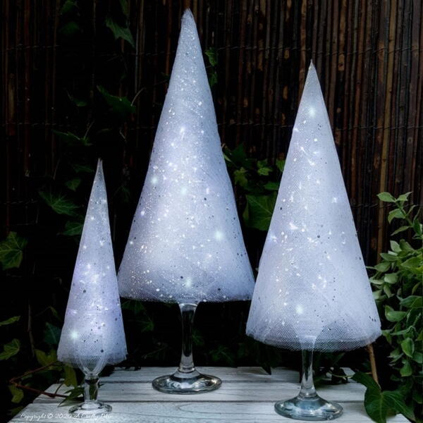 Wine Glass Christmas Trees