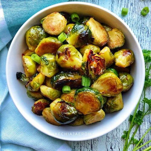 Healthy Baked Brussels Sprouts