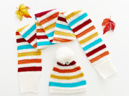 Fall Fling Hat & Scarf Set