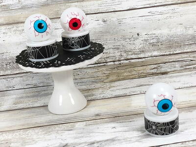 Diy Creepy Monster Eye Tea Light Craft