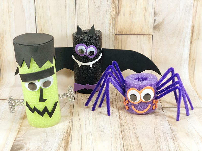 Halloween Pool Noodle Crafts | AllFreeKidsCrafts.com