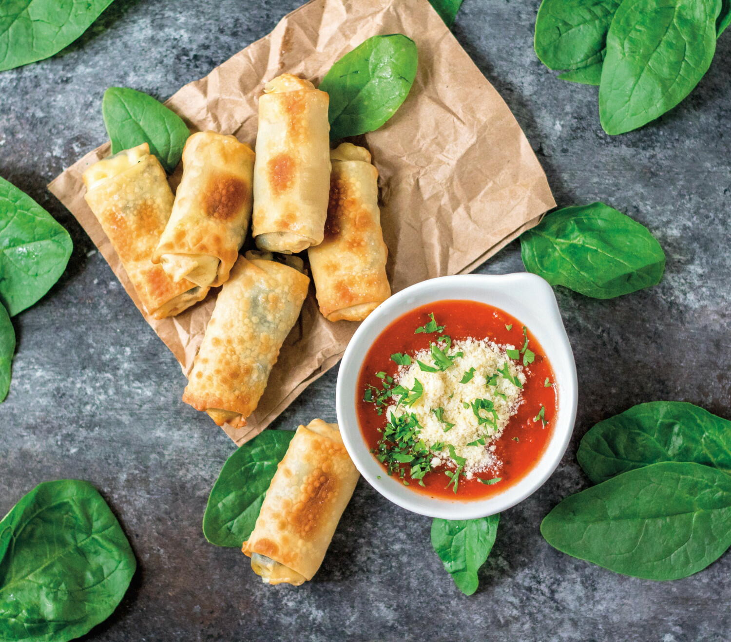 Crispy Spinach Mozzarella Sticks-image